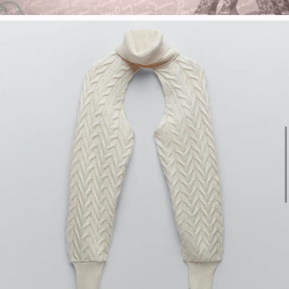 NWT zara turtleneck arm sweater - Picture 3 of 6
